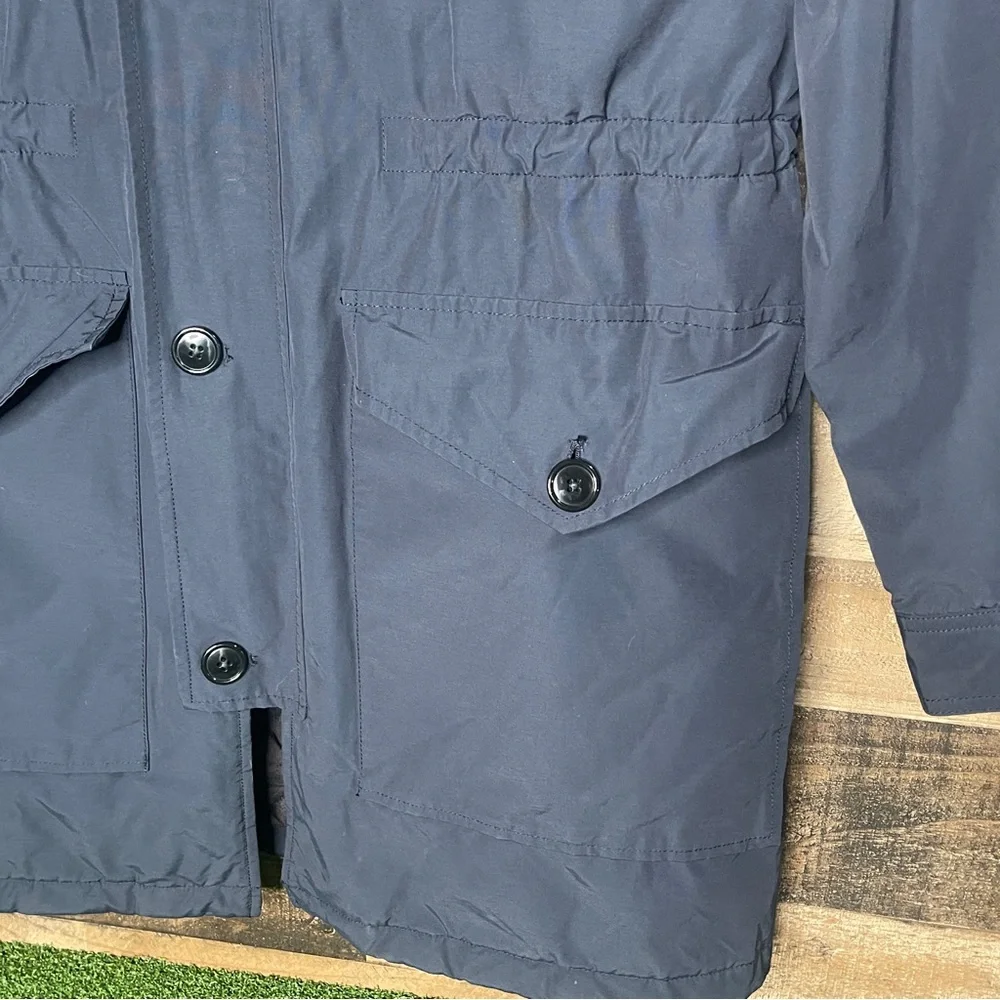 J Crew Sportsman's Outfitter Hooded Snorkel‎ Coat in Obsidian Men's Size - M